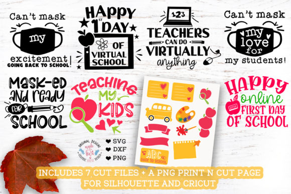 Back to Online School – Bundle: What You Need to Know Before You Cut, Print, and Create