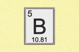 Boron Applique: Stitch Your Science Pride