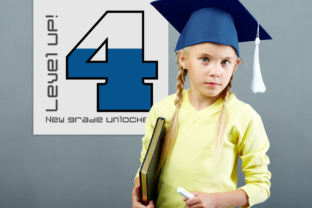 Level Up Grades 1 Through 5 Set: The Ultimate Video Game-Inspired School Milestone Design