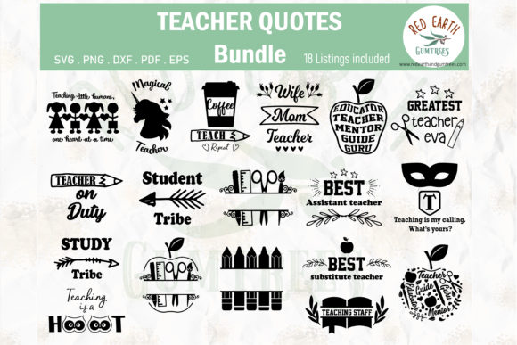 Teachers and Students Quotes Bundle: Real World Ways to Use SVG School Designs in 2025